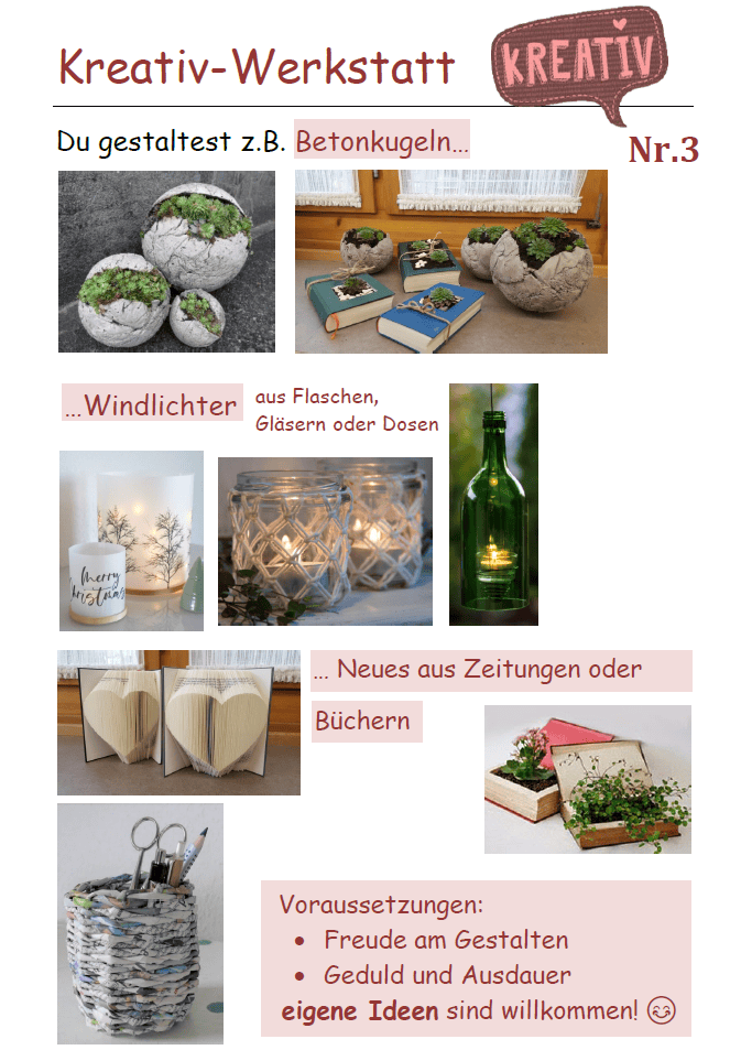 Kreativ-Werkstatt
